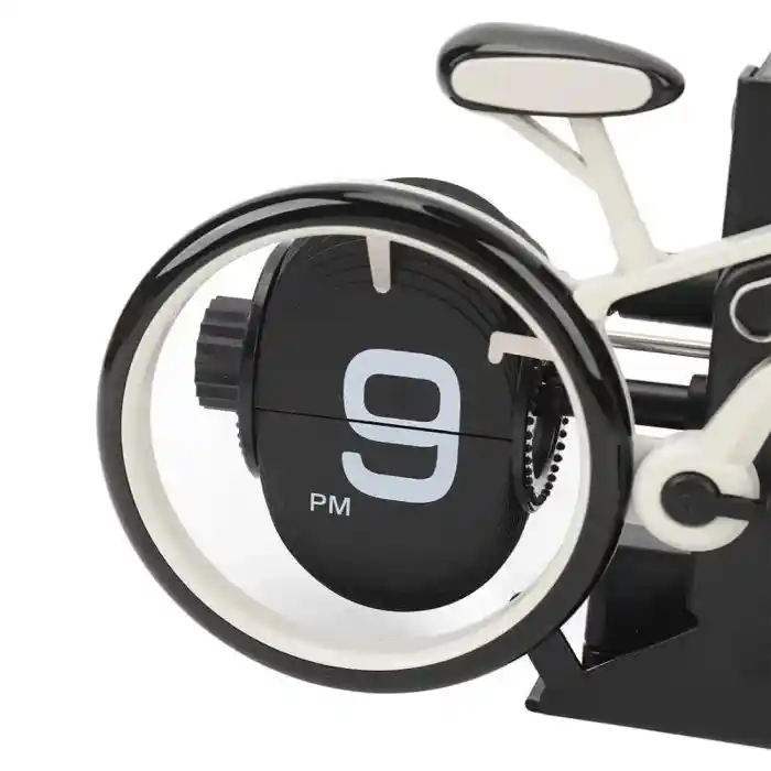 MidClock HY-F117 Bicycle-Inspired Retro Vintage Flip Desk Clock